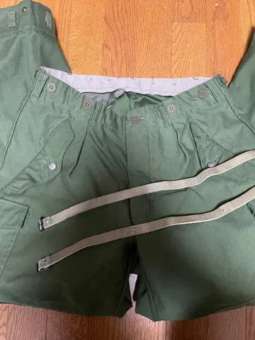 스웨덴군 M59 카고 팬츠 전반기형 데드스탁 C48 벨트 포함