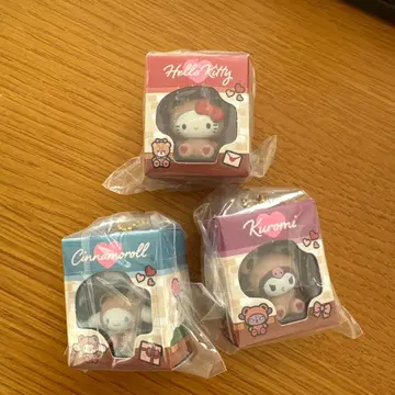 산리오 캐릭터즈 미니어처 패키지 컬렉션 3개 세트
