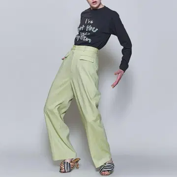 [ 6(ROKU) OXFORD PANTS ] 와이드 팬츠