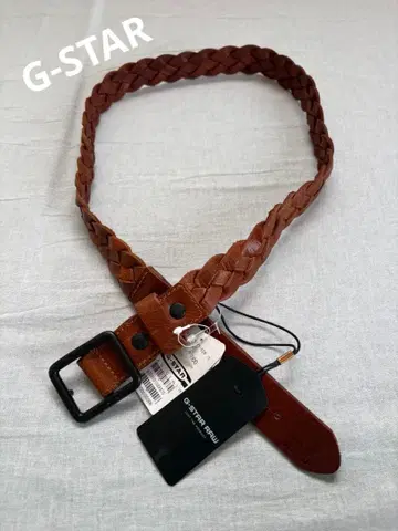 G-STAR 벨트 소가죽 브라운