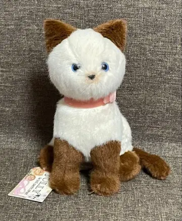 산레몬 조리 봉제 인형 16 x 앉은 고양이 P-9062