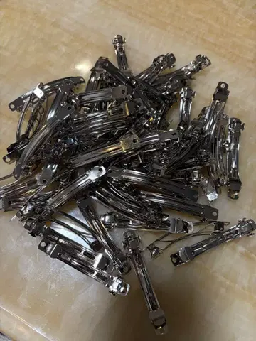 핸드메이드용 헤어 클립 63개