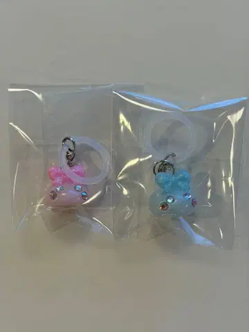 [ 미개봉 새상품 ] 핑크 펄 호페짱 메지루시 액세서리 산호석 스카이블루