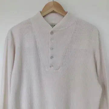 USA제 90s LLBean 엘엘빈 헨리넥 코튼 니트
