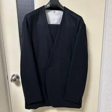 MB 하이엔드 비슈 울 클래식 노카라 자켓 + 슬랙스