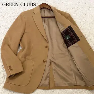 고품질 그린클럽 테일러드 자켓 블레이저 캐시미어 혼방 브라운 3