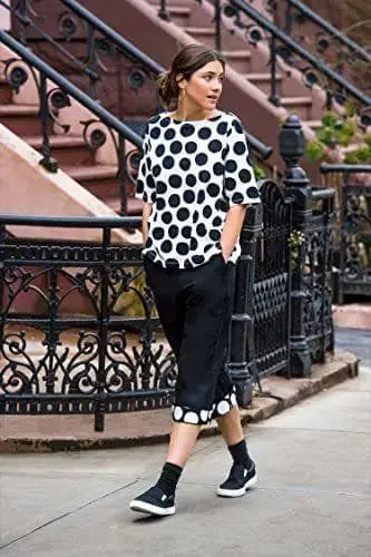 UNIQLO 마리메꼬 가우초 팬츠 M 블랙