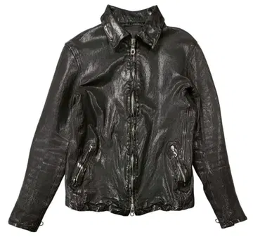 백러쉬 재팬 카프 탄닌 제품 염색 가죽 자켓 블랙 M