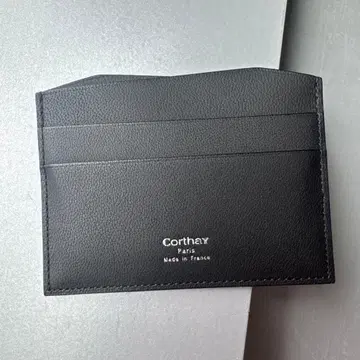 새상품 Corthay 블랙 가죽 명함지갑