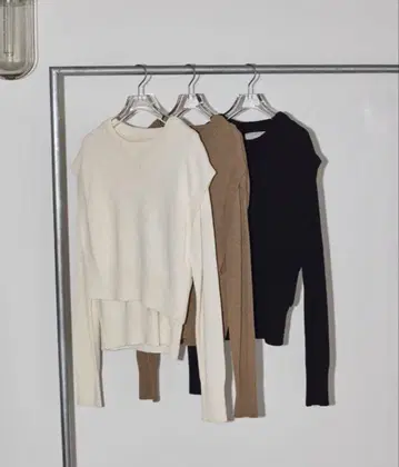 투데이풀 레이어드 슬릿 니트