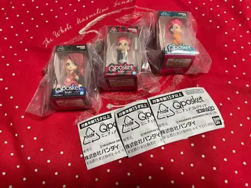 Q posket 미니어처 컬렉션 hide 3개 set 미니 피규어