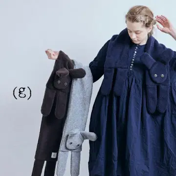 (g) 그램 레트로 애니멀 머플러 토끼