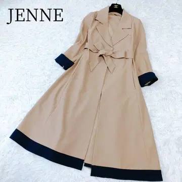 완판템 [ JENNE ] 오드리 플레어 트렌치코트 벨트 방한