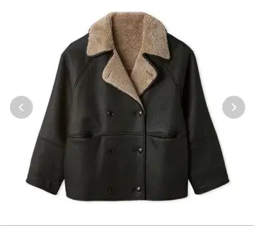 Mila Owen 인조 가죽 무스탕 자켓 0size