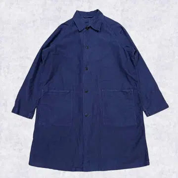 BRU NA BOINNE 브루나보인 몰스킨 아티산 코트 네이비