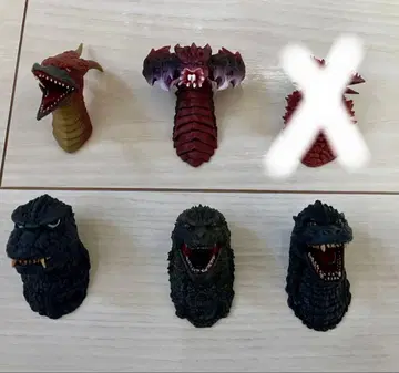 제일복권 고질라 몬스터 헤드 마그넷 5종