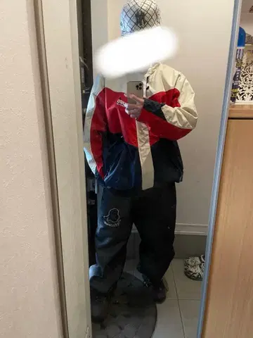 MUSTO 나일론 자켓 오버 사이즈 b-boy 아웃도어