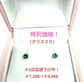 PT 에메랄드 귀걸이 플라티나 자신에게 주는 선물! 심플하고 작은 사이즈