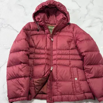 새상품급 eddie bauer 에디 바우어 다운 자켓 빨간색 계열 S