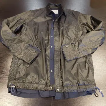 sacai 나일론 자켓 19-02048M 사이즈 1 다크 그린