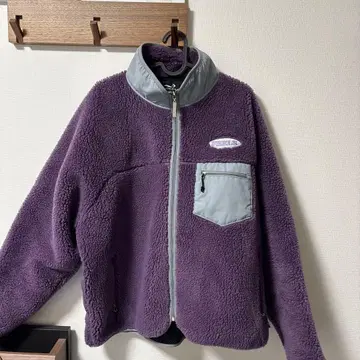 FEELS 플리스 자켓 퍼플 M 사이즈