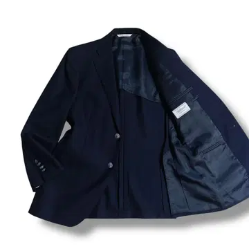 미사용급 더반 테일러드 자켓 블레이저 네이비 은색 버튼