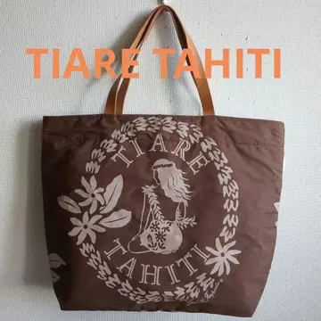 티아레 타히티 나일론 토트백