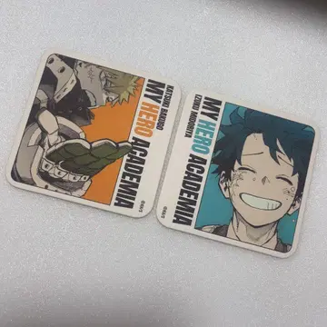 히로아카 원화전 아트 코스터 미도리야 이즈쿠 바쿠고 카츠키