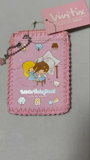 리틀트윈스타 키키라라 패스 케이스 카드 케이스 희귀 레어 헤이세이