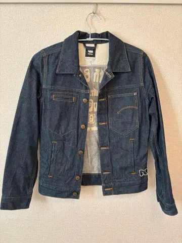 지스타 로우 다크 블루 데님 자켓 S