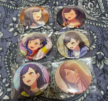 프로세카 글리터 캔뱃지 6점 시로이시 안 특훈 전 묶음 판매