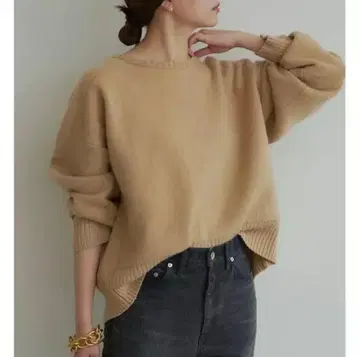 정가 46,000엔 오쿠사 나오코 개럴개런트 더블 페이스 니트