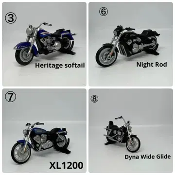 할리데이비슨 할리 HONDA 피규어 바이크 Kawasaki