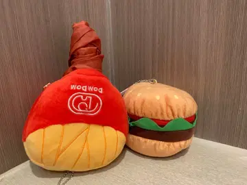 돔돔 버거 봉제 인형 에코백 2종 세트