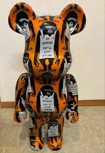 BE@RBRICK BANKSY MONKEY SIGN 1000%