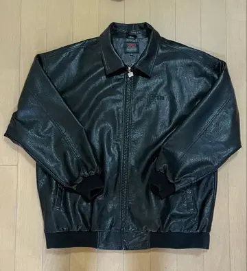 FUBU 후부 가죽 자켓 오버 사이즈 b-boy