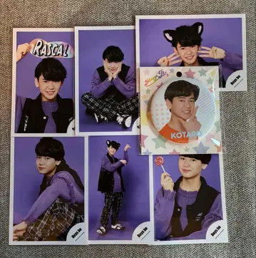 사키모토 코타로 캔뱃지 공식 사진 6장