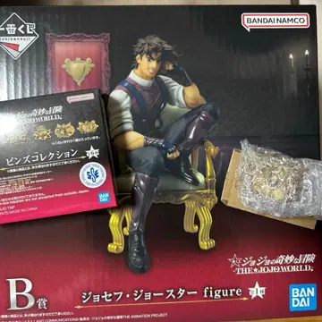 죠죠 제일복권 B상 죠셉 피규어 핀즈 2부 세트