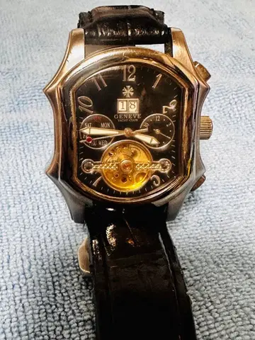 GENEVE YACHT CLUB 기계식 손목시계 오픈 하트