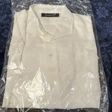 DIGNITY 화이트 린넨 드레스 셔츠