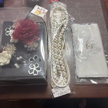 성인식용 머리 장식 허리띠 레이어트 카라