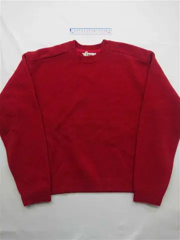 오브라다 788 울 크루넥 니트 스웨터 남성용 레드 계열 일본제