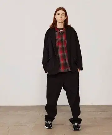 BEAMS 컷 코듀로이 이지 팬츠