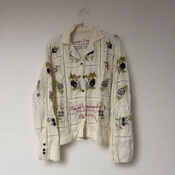 todayful Embroidery Patchwork Shirts