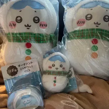 하치와레 눈사람 봉제 인형 4개 세트 낱개 판매 가능