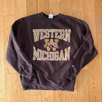 챔피온 트레이닝복 서부 미시간 대학교 트레이닝복 맨투맨 남성용 M