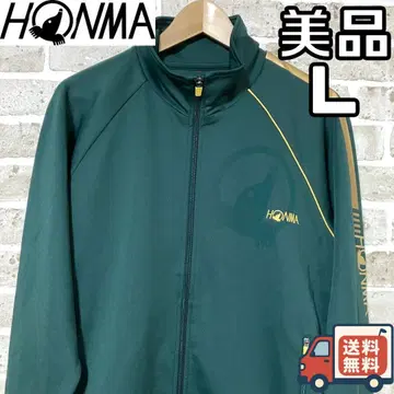 [ 24시간 이내/선착순 ] 고품질 혼마골프 남성용 지퍼 저지 L 사이즈