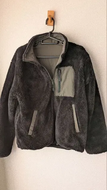 이카 ikka 리버서블 블루종 보아 플리스 남성용 M 사이즈