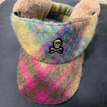 마크로나 귀마개 달린 선바이저