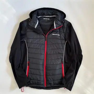 벤츠 AMG 후드 부착 퀼팅 자켓 L